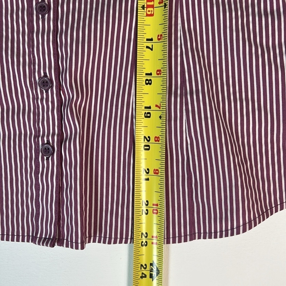 Vintage H&M Striped 3/4 Sleeve Shirt -Y2K - Size 8 - Picture 4 of 5
